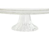 Flad Plade Home ESPRIT Gennemsigtig Krystal 33 x 33 x 9,4 cm #4