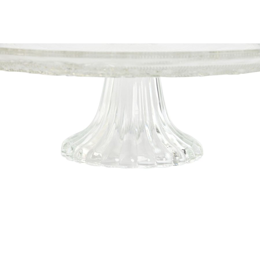 Flad Plade Home ESPRIT Gennemsigtig Krystal 33 x 33 x 9,4 cm #4