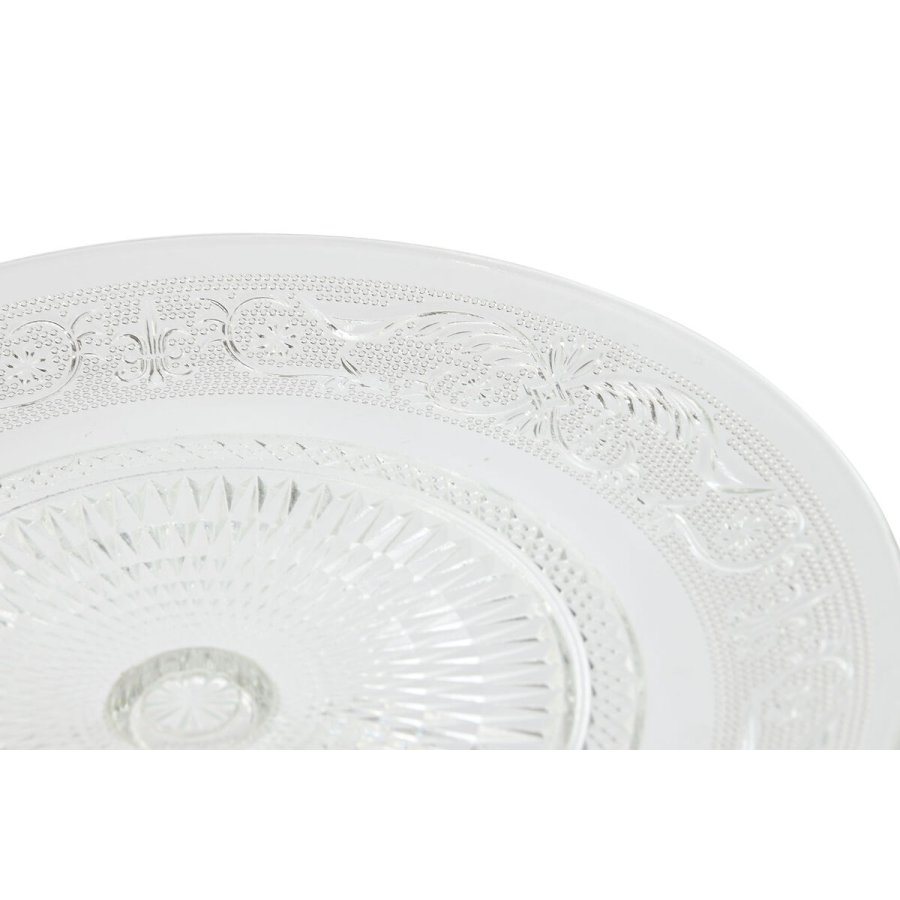 Snack bakke Home ESPRIT Gennemsigtig Krystal 23 x 23 x 8 cm #4