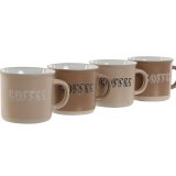Dele kaffekopst Home ESPRIT Brun Stentj 180 ml #7