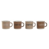 Dele kaffekopst Home ESPRIT Brun Stentj 180 ml #1