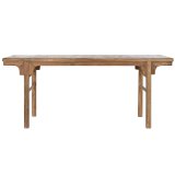Sofabord Home ESPRIT M�rkebrun Teak 195 x 50 x 82 cm #4