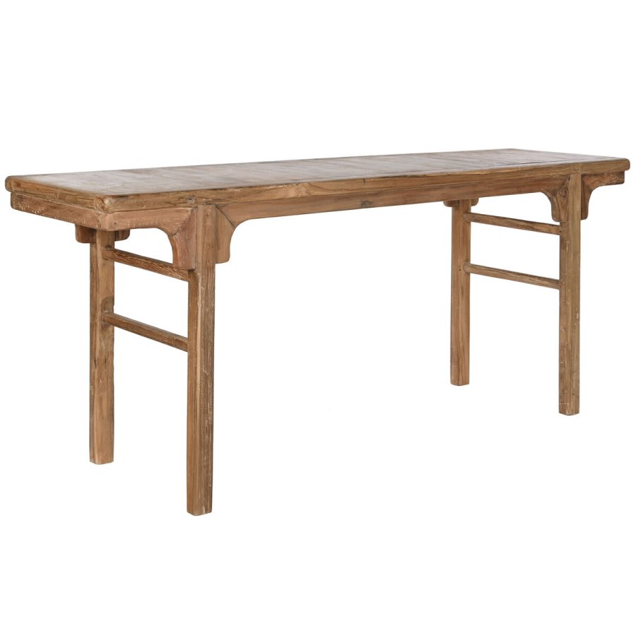 Sofabord Home ESPRIT M�rkebrun Teak 195 x 50 x 82 cm #1
