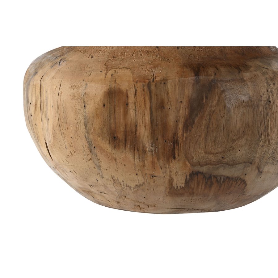 Vase Home ESPRIT Natur Mrkebrun Teak 30 x 30 x 20 cm #3