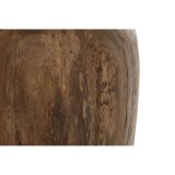 Vase Home ESPRIT Natur M�rkebrun Teak 25 x 25 x 40 cm #2