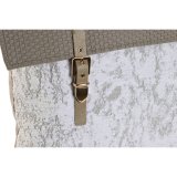 Pude Home ESPRIT Hvid 45 x 10 x 45 cm #3