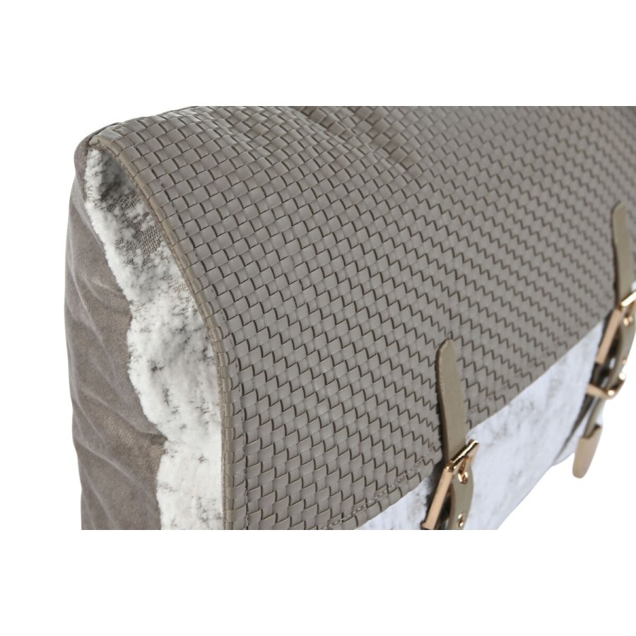 Pude Home ESPRIT Hvid Beige 50 x 10 x 30 cm #2