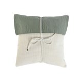 Pude Home ESPRIT Hvid Gr�n 45 x 10 x 45 cm #1