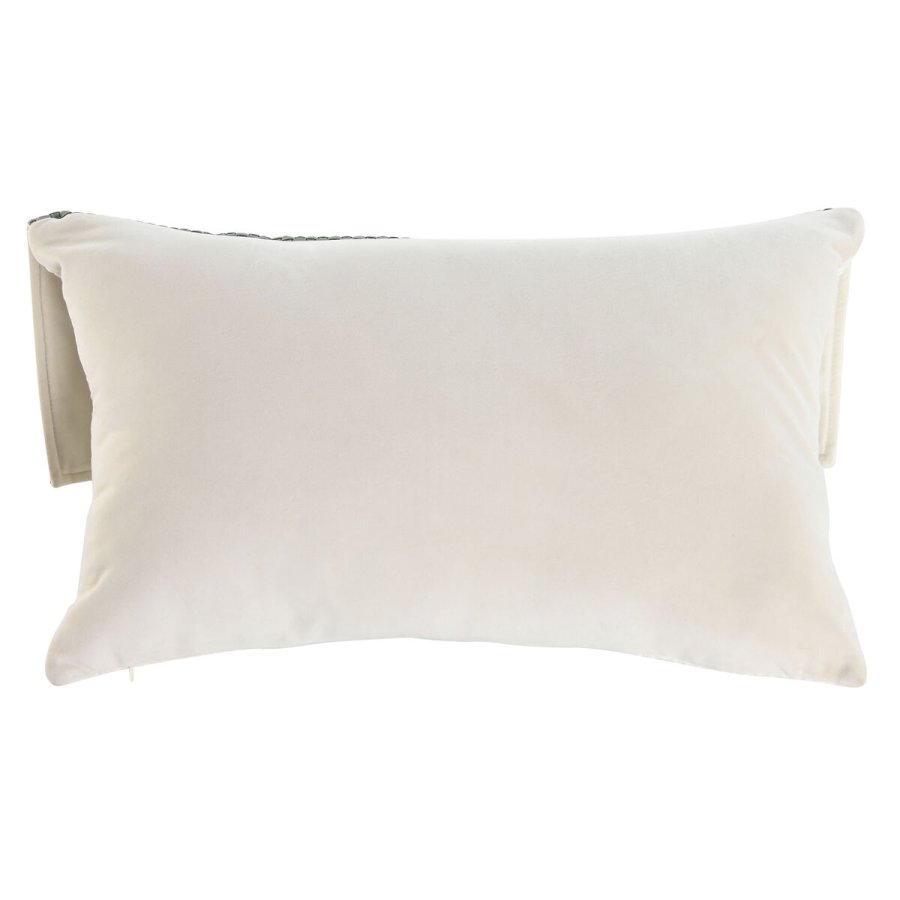 Pude Home ESPRIT Hvid Gr�n 50 x 10 x 30 cm #4