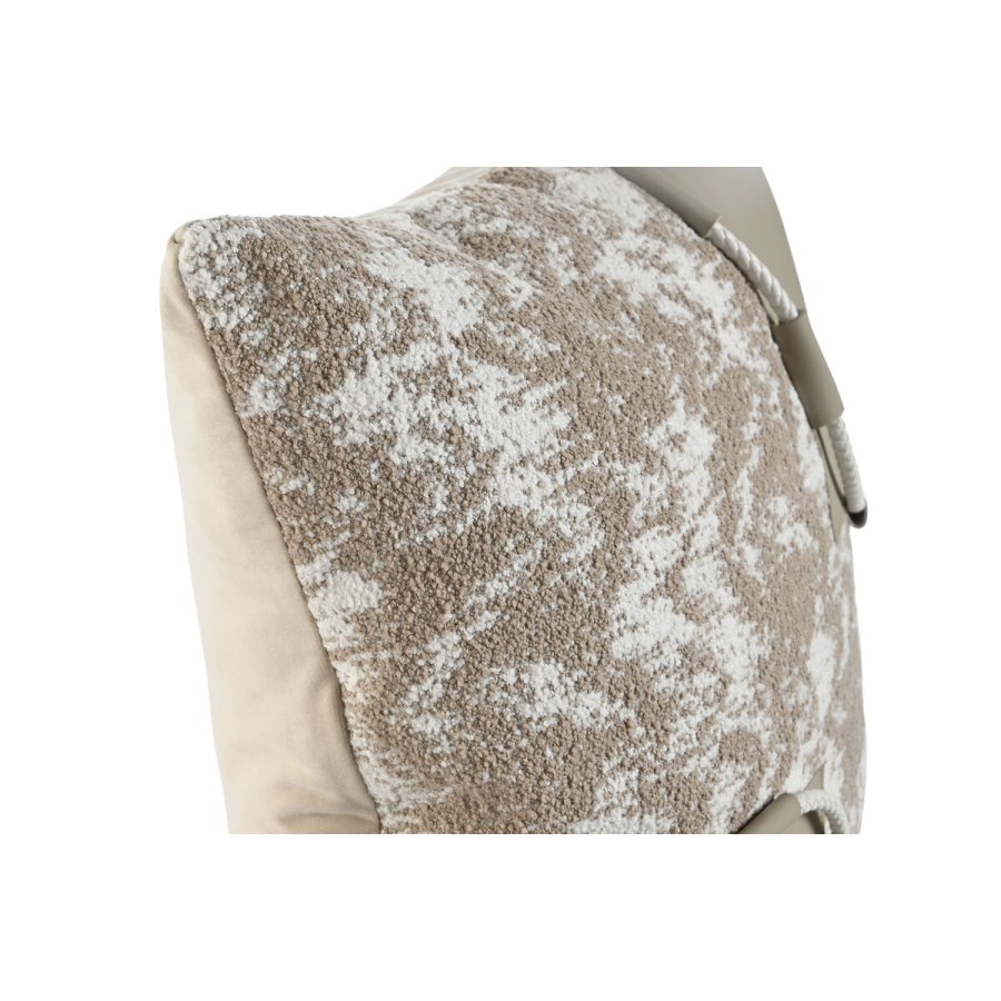 Pude Home ESPRIT Beige 45 x 10 x 45 cm #2