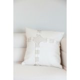Pude Home ESPRIT Hvid 45 x 10 x 45 cm #2