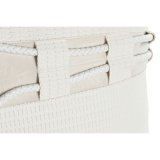 Pude Home ESPRIT Hvid 45 x 10 x 45 cm #4