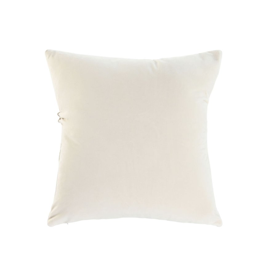 Pude Home ESPRIT Hvid 45 x 10 x 45 cm #5