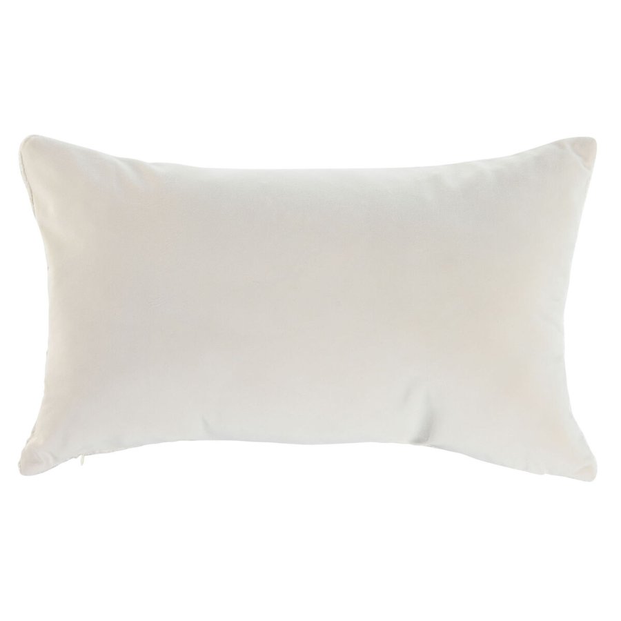 Pude Home ESPRIT Hvid 50 x 10 x 30 cm #4
