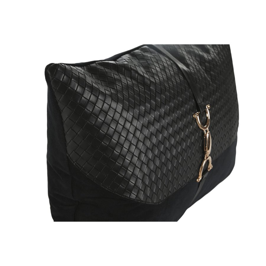 Pude Home ESPRIT Sort Gylden 50 x 10 x 30 cm #2