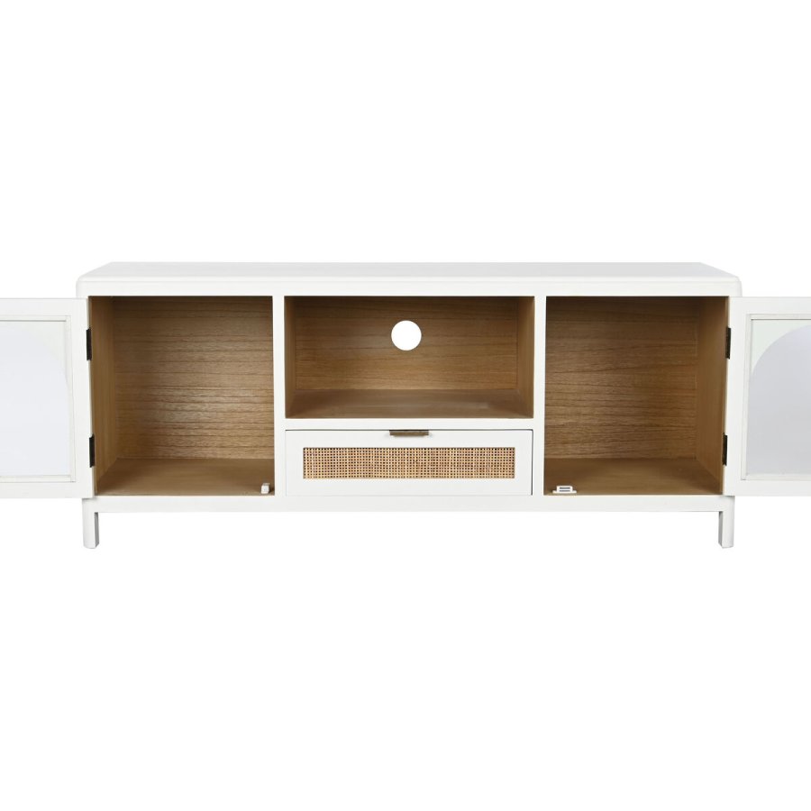mbler Home ESPRIT Hvid Krystal Paulonia tr 120 x 40 x 50 cm #4