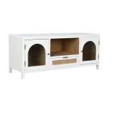 mbler Home ESPRIT Hvid Krystal Paulonia tr 120 x 40 x 50 cm #1
