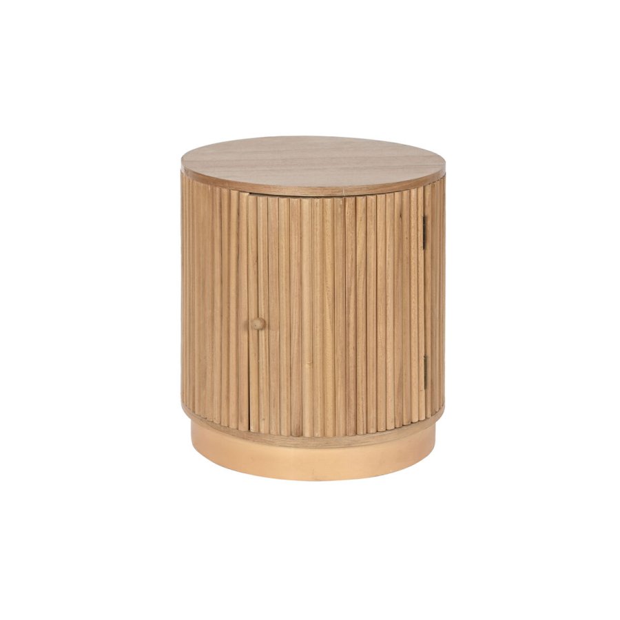 Natbord Home ESPRIT Natur Paulonia tr Tr MDF 43 x 43 x 48 cm #1