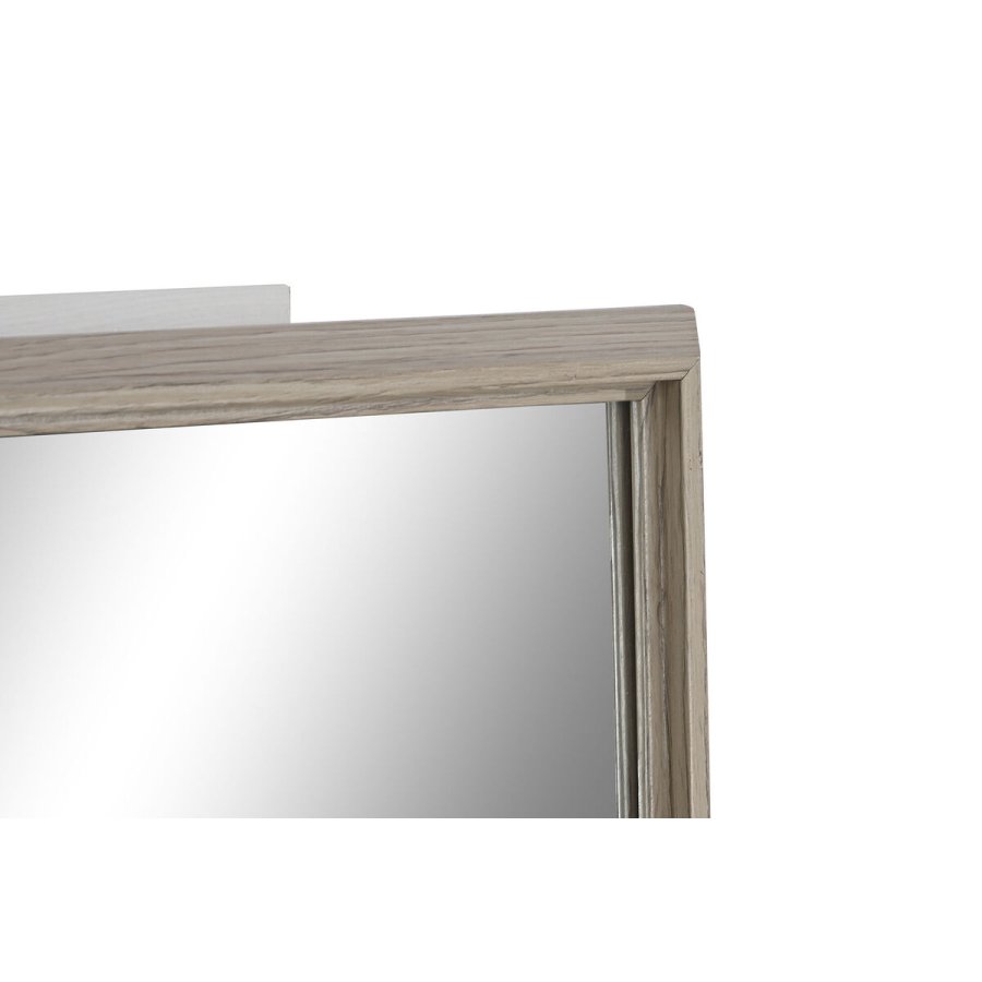 Vgspejl Home ESPRIT Hvid Brun Beige Gr Krystal polystyren 63,3 x 2,6 x 89,6 cm (4 enheder) #13
