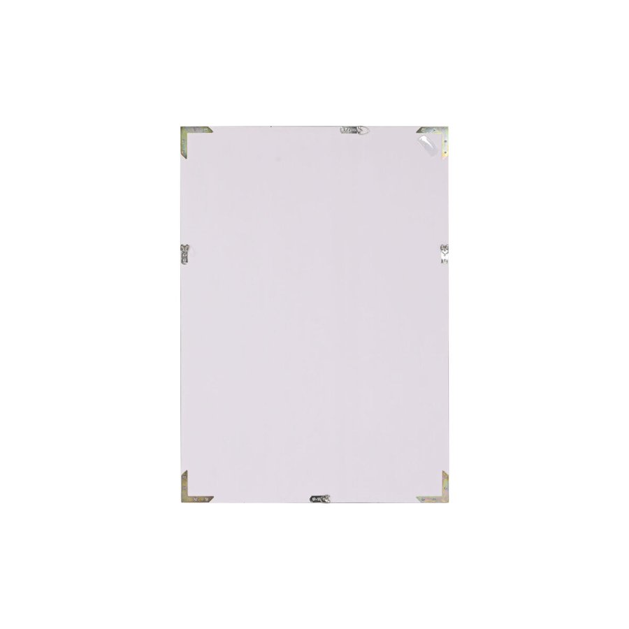 Vgspejl Home ESPRIT Hvid Brun Beige Gr Krystal polystyren 63,3 x 2,6 x 89,6 cm (4 enheder) #9