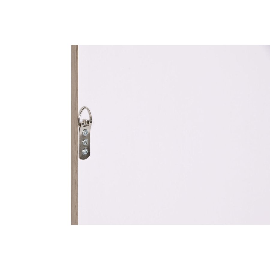 Vgspejl Home ESPRIT Hvid Brun Beige Gr Krystal polystyren 63,3 x 2,6 x 89,6 cm (4 enheder) #5