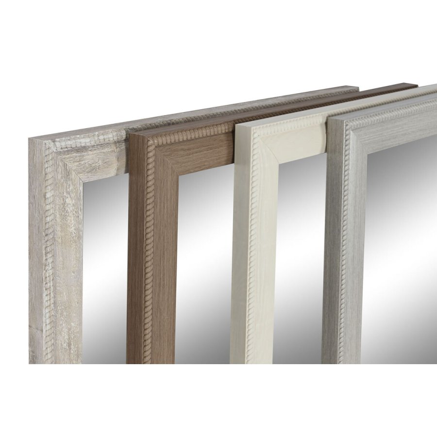 Vgspejl Home ESPRIT Hvid Brun Beige Gr Krystal polystyren 36 x 2 x 125 cm (4 enheder) #5