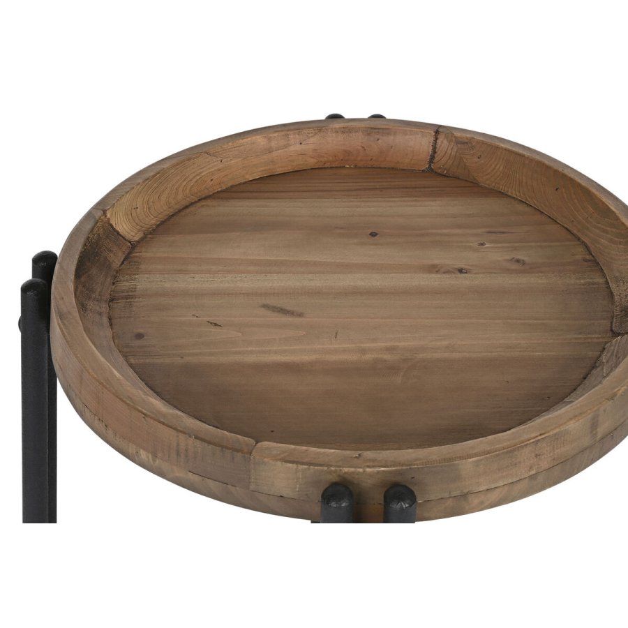 Lille serveringsbord Home ESPRIT Tr Metal 50 x 50 x 60 cm #5