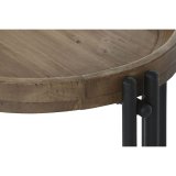 Lille serveringsbord Home ESPRIT Tr Metal 50 x 50 x 60 cm #2