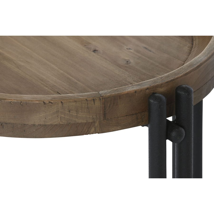 Lille serveringsbord Home ESPRIT Tr Metal 50 x 50 x 60 cm #2