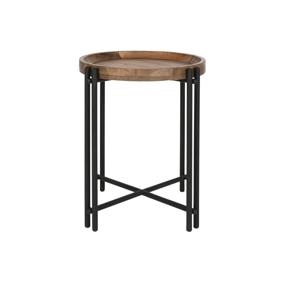Lille serveringsbord Home ESPRIT Tr Metal 50 x 50 x 60 cm #4