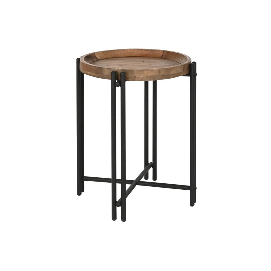 Lille serveringsbord Home ESPRIT Tr Metal 50 x 50 x 60 cm #1