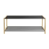 Skostativ Home ESPRIT Sort Natur 80 x 31 x 32 cm #13
