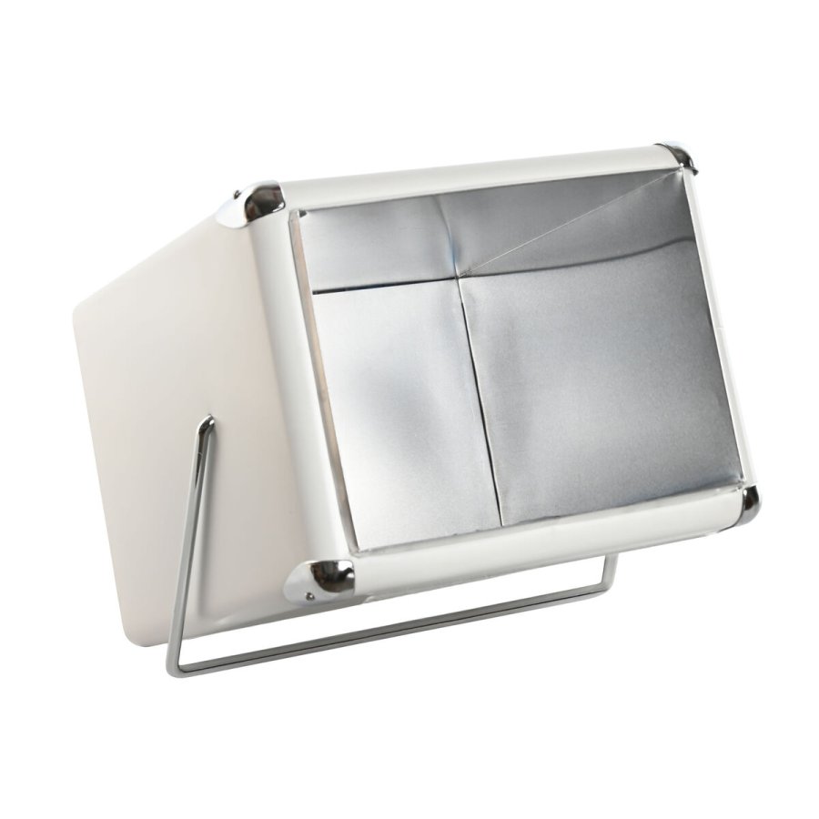 Transportabelt Kleskab Home ESPRIT Hvid PVC Metal Stl polypropylen 17 L 32 x 24 x 36 cm #4
