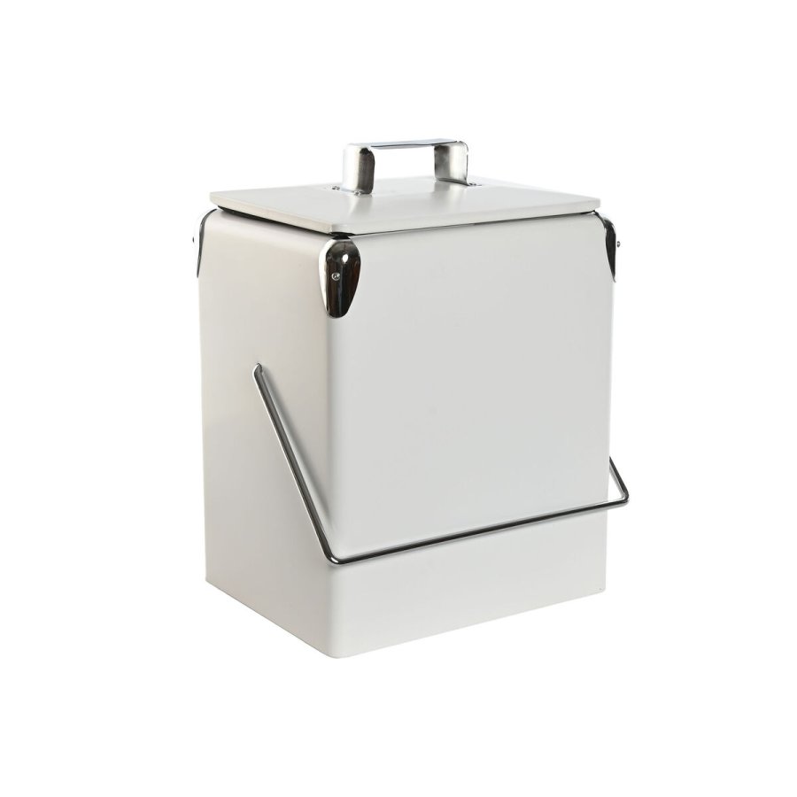 Transportabelt Kleskab Home ESPRIT Hvid PVC Metal Stl polypropylen 17 L 32 x 24 x 36 cm #6