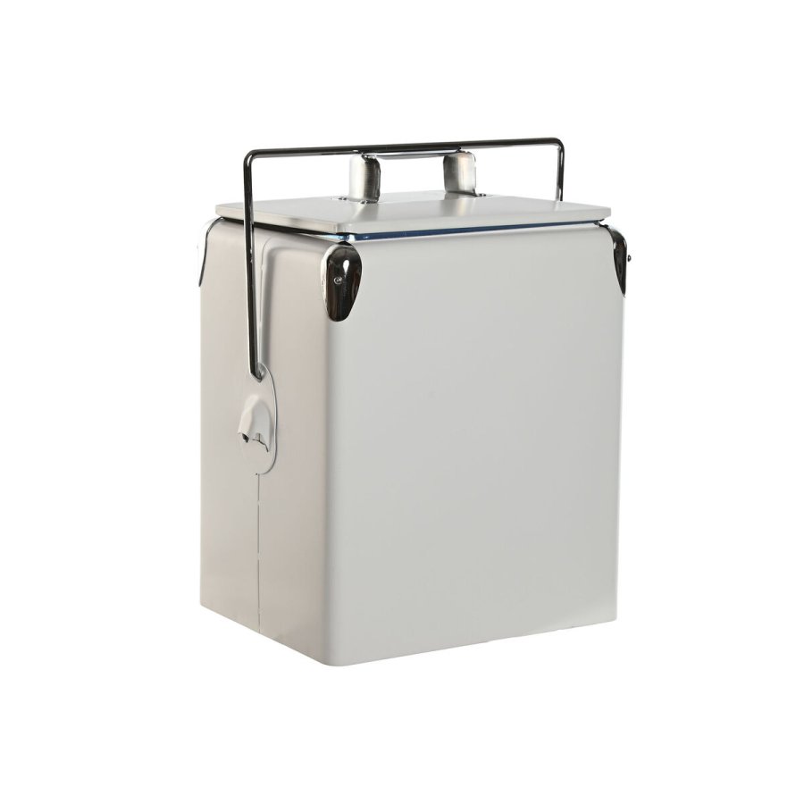 Transportabelt Kleskab Home ESPRIT Hvid PVC Metal Stl polypropylen 17 L 32 x 24 x 36 cm #1