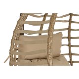 H�ngende havestol Home ESPRIT M�rkebrun Lys brun Aluminium syntetisk spanskr�r 107 x 105 x 108 cm #2