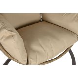 H�ngende havestol Home ESPRIT M�rkebrun Lys brun Aluminium syntetisk spanskr�r 92 x 66 x 119 cm #2