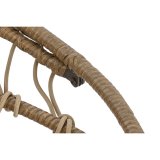 H�ngende havestol Home ESPRIT M�rkebrun Lys brun Aluminium syntetisk spanskr�r 92 x 66 x 119 cm #3