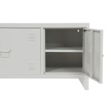 mbler Home ESPRIT Hvid Metal 120 x 40 x 58 cm #7