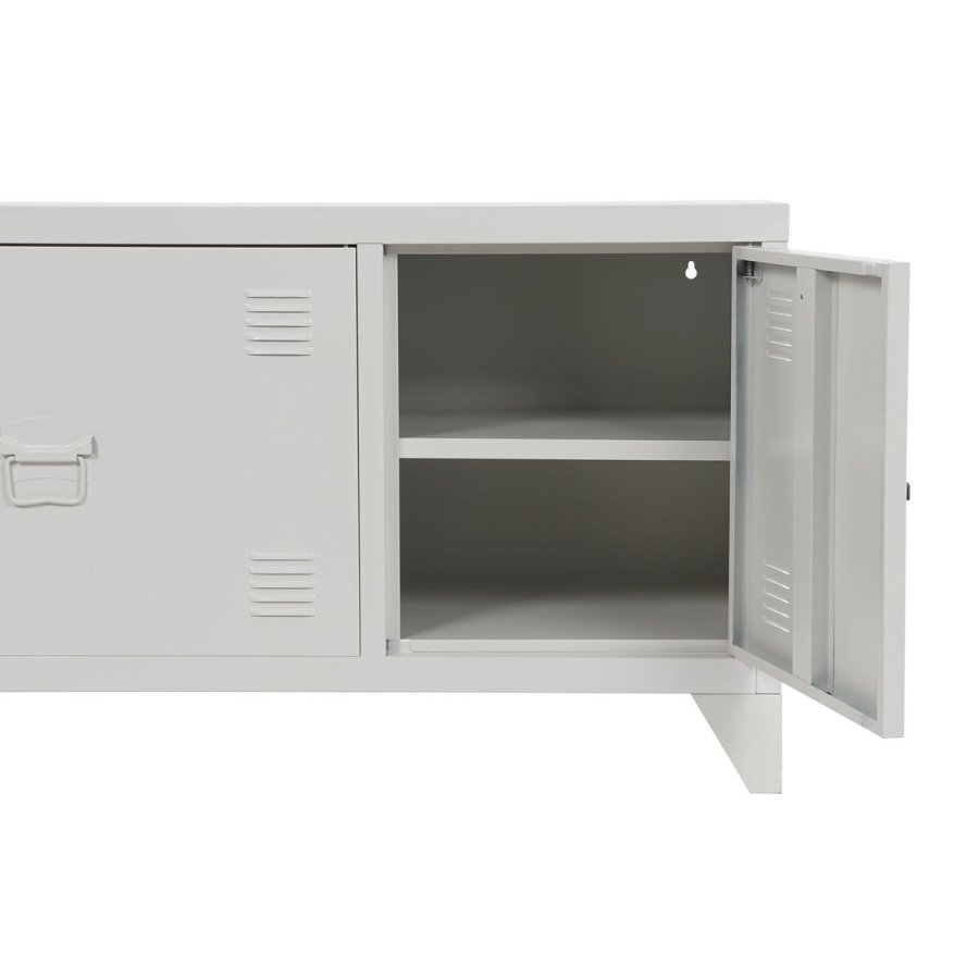 mbler Home ESPRIT Hvid Metal 120 x 40 x 58 cm #7