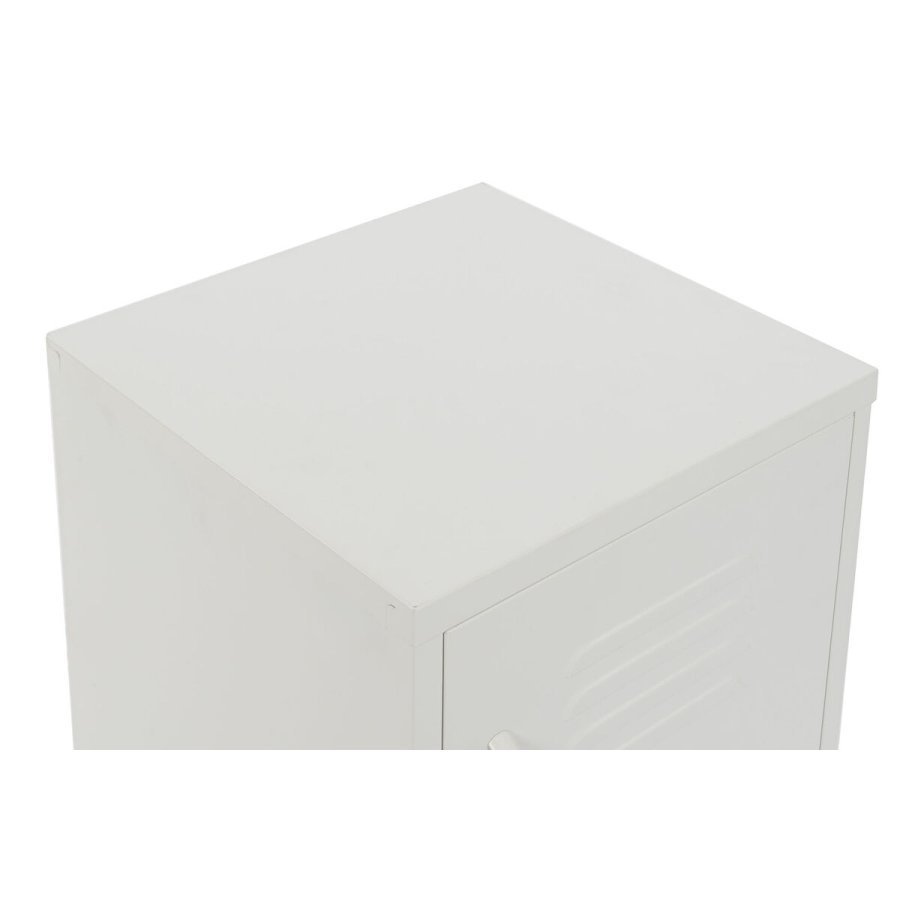 Natbord Home ESPRIT Hvid Metal 35 x 35 x 51 cm #5