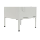 Natbord Home ESPRIT Hvid Metal 35 x 35 x 51 cm #17
