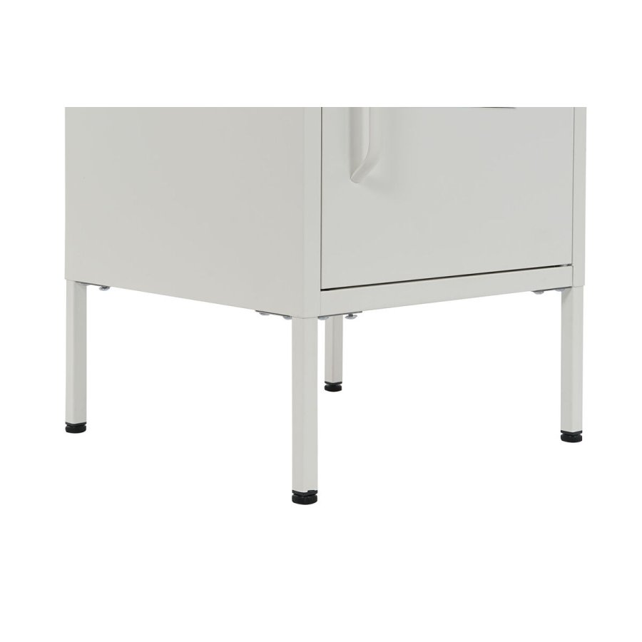 Natbord Home ESPRIT Hvid Metal 35 x 35 x 51 cm #17