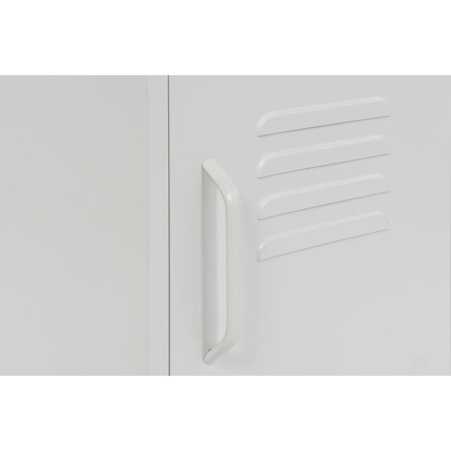 Natbord Home ESPRIT Hvid Metal 35 x 35 x 51 cm #21
