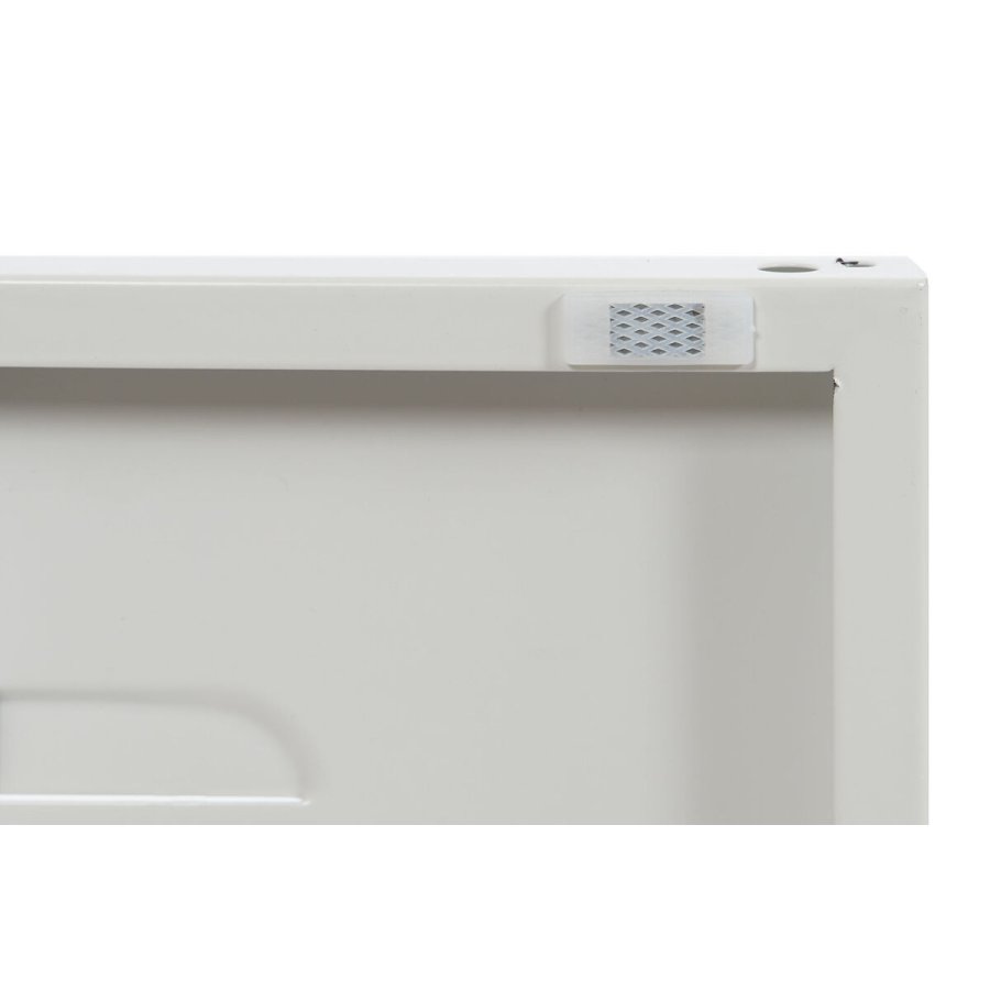 Natbord Home ESPRIT Hvid Metal 35 x 35 x 51 cm #25