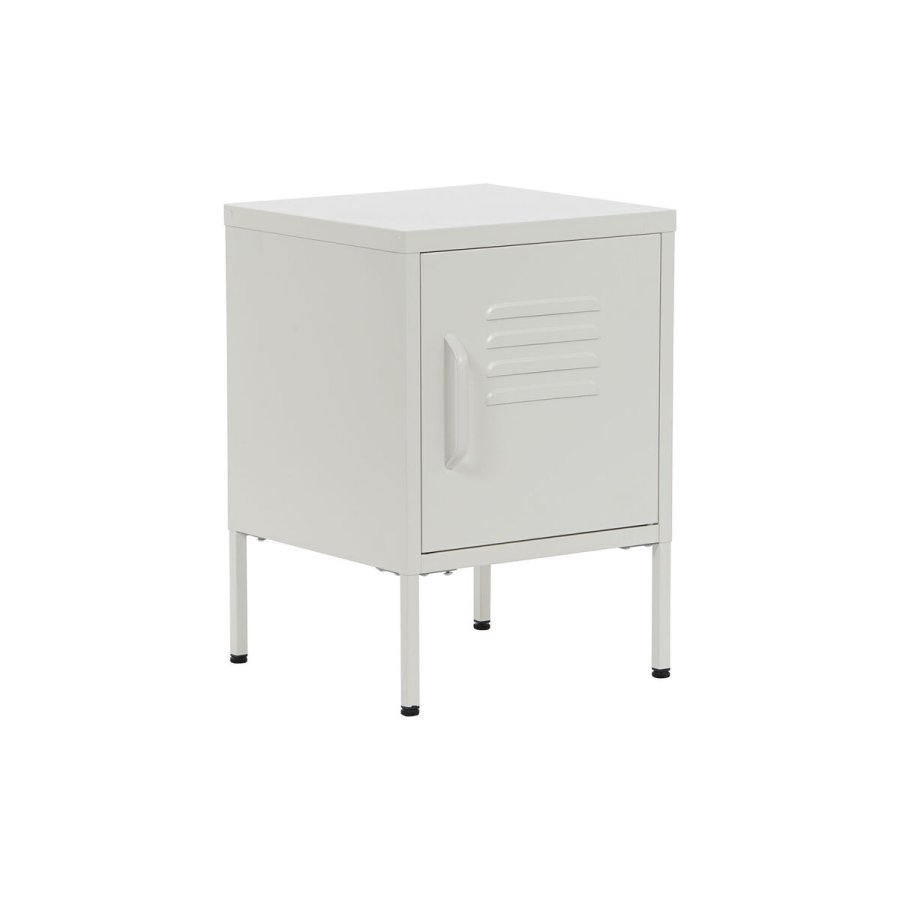 Natbord Home ESPRIT Hvid Metal 35 x 35 x 51 cm #1