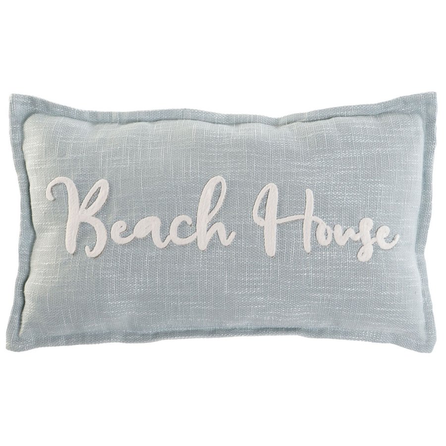 Pude Home ESPRIT Beach Hvid Himmelbl Middelhavet 60 x 10 x 35 cm #1