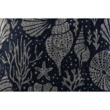 Pude Home ESPRIT Slvfarvet Marinebl Middelhavet 45 x 15 x 45 cm #3