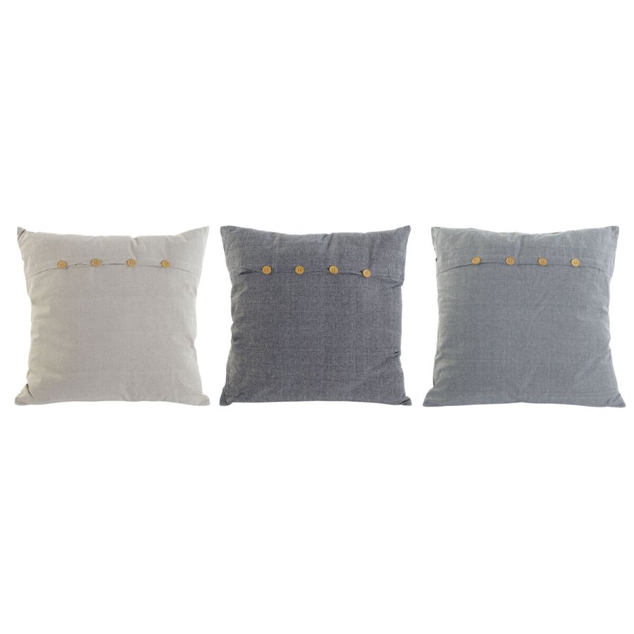 Pude Home ESPRIT Bl Beige Middelhavet 60 x 20 x 60 cm (3 enheder) #1