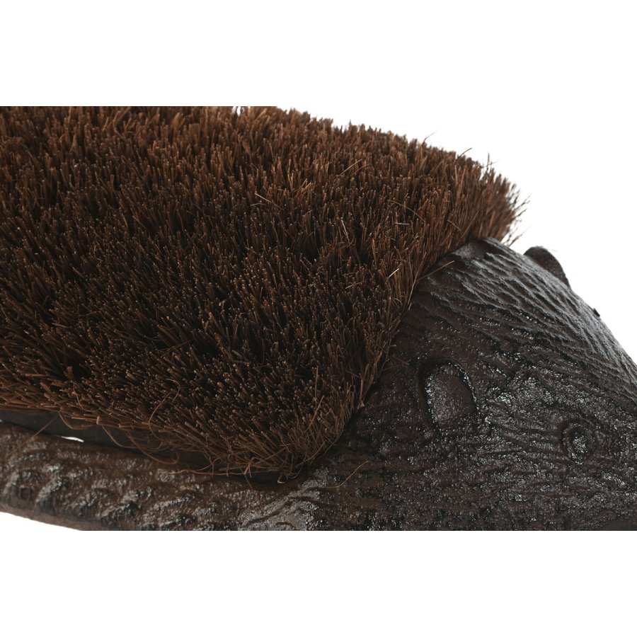 Drmtte Home ESPRIT Mrkebrun Jern 28 x 12,5 x 9,5 cm Pindsvin #5